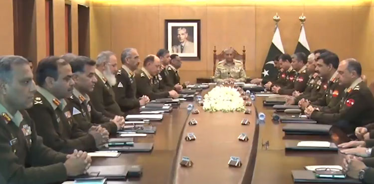 COAS Bajwa chairs Corps Commanders' Conference