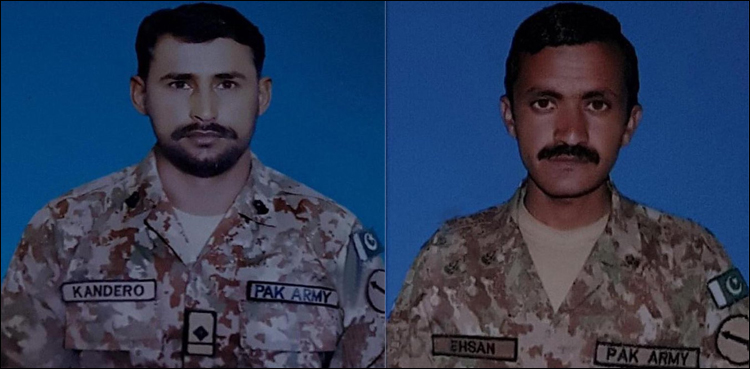 Two Pakistan Army soldiers martyred in Indian ceasefire violations along LoC