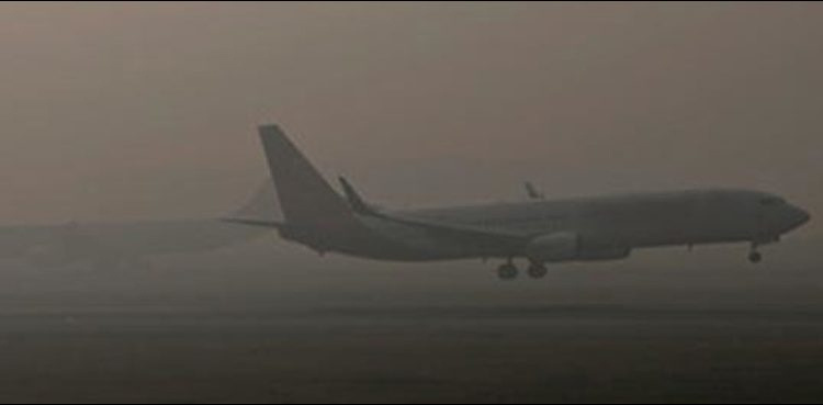 Poor visibility affects flight operations at Lahore airport