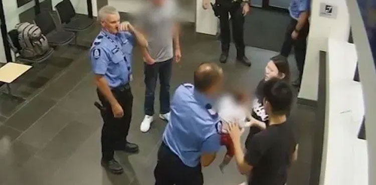 WATCH: Heroic police officer saves life of infant