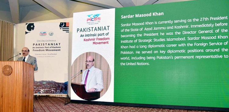 Indian war hysteria a major threat to World Peace: President AJK