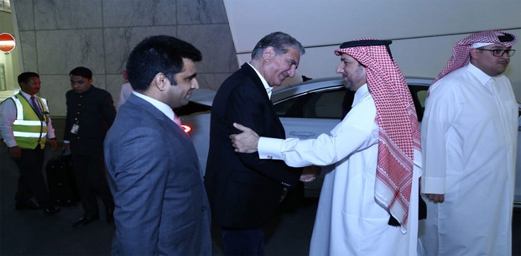 FM Shah Mehmood Qureshi reaches Qatar on a day-long visit