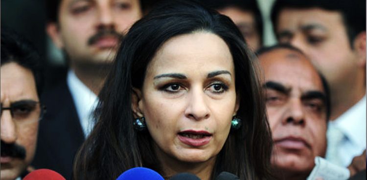 Govt only politicking over allegations, says Sherry Rehman