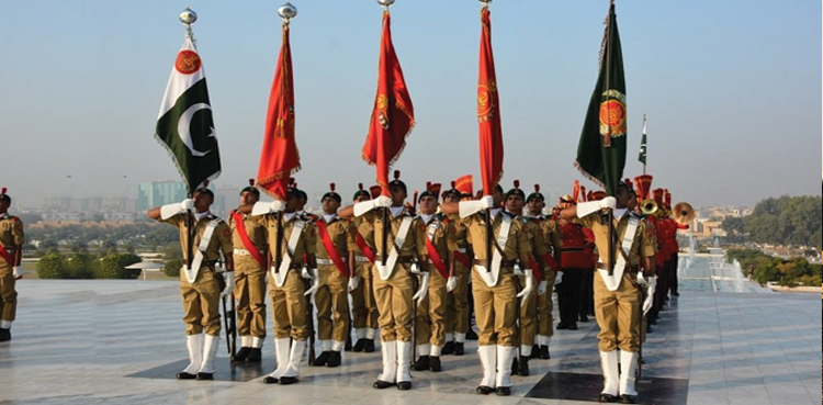 Change of guard ceremony held at Quaid's mausoleum to mark his birthday