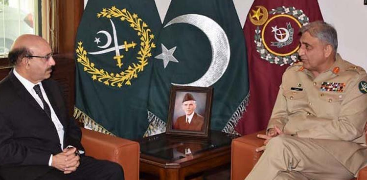AJK president discusses IOJK, LoC situation with Army Chief