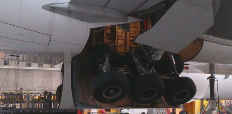 Dead body of child found inside plane's landing gear