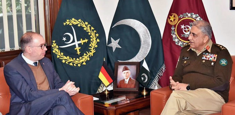 German State Minister for Foreign Affairs meets Pakistan Army Chief