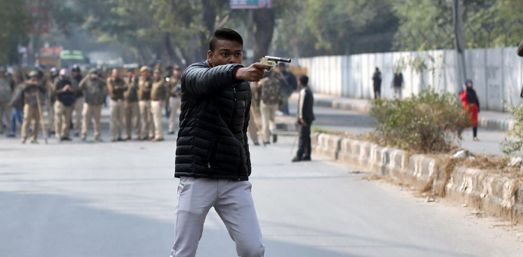 Man fires at protest against India’s new citizenship law