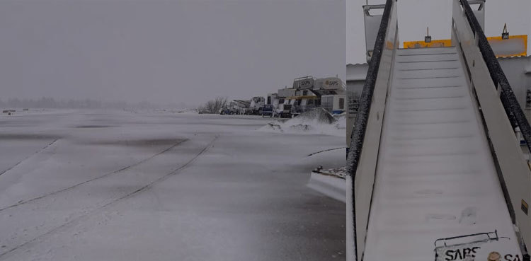 PIA flights cancelled owing to heavy snowfall in Quetta