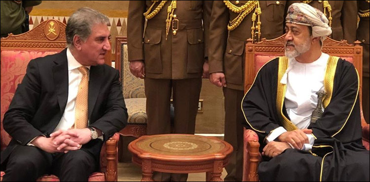 Shah Mehmood Qureshi meets Oman new ruler Sultan Haitham