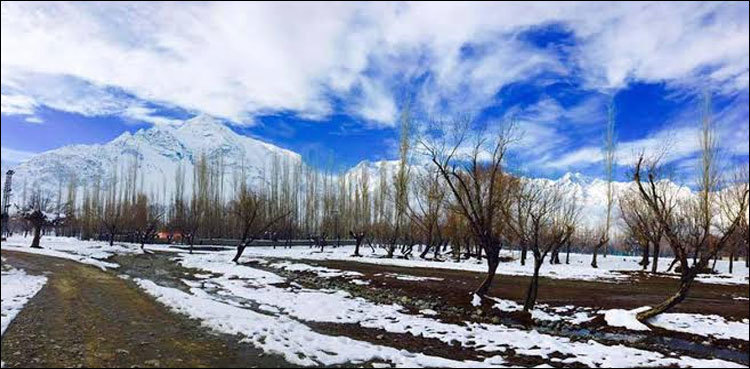 Rain and snowfall at Gilgit Baltistan, Kashmir and Balochistan