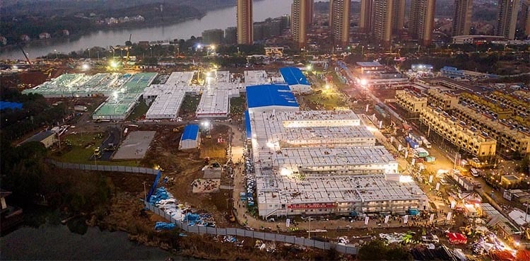 IN PICTURES: China's 1000-bed hospital to treat coronavirus patients