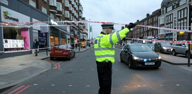 Man shot dead by police after stabbings in London