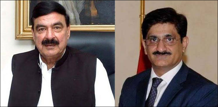 Rasheed holds meeting with Sindh CM to discuss KCR, other matters