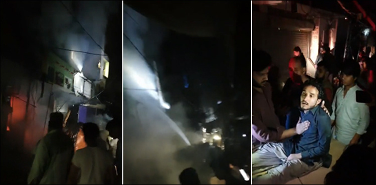 Four including two children killed in Sukkur building fire