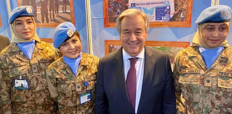 UN chief praises Pakistan's peacekeeping contributions