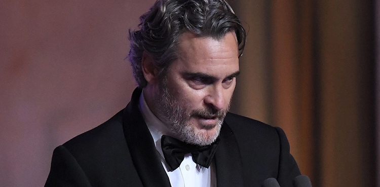 Joaquin Phoenix thanks Oscar crowd for ‘second chance’ after winning best actor for 'Joker'