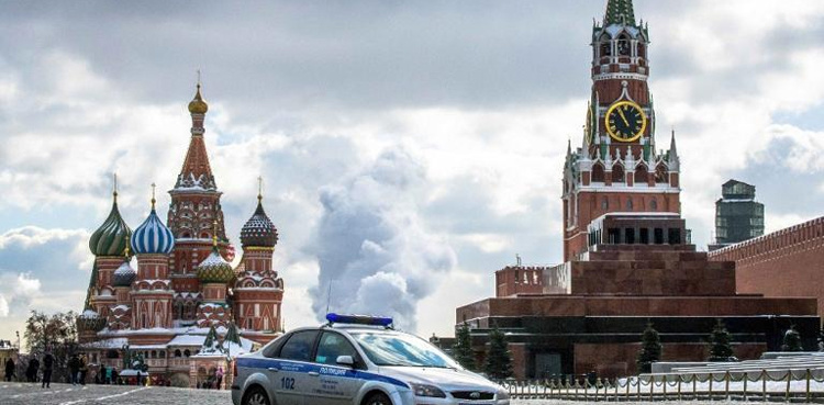 Moscow stock exchange down nearly 12% at opening