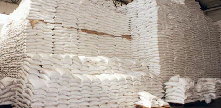 Over 2,000 sugar bags recovered during raid in Nawabshah