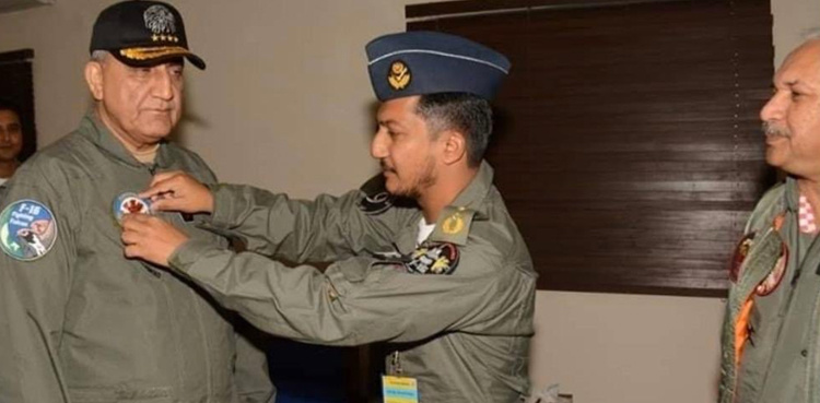 COAS pays glowing tribute on martyrdom of Wing Commander Noman Akram