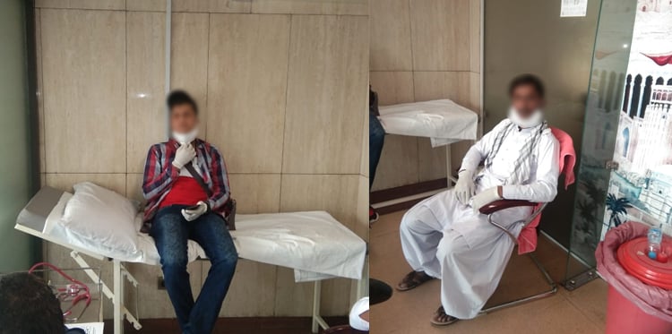 Two flyers showing coronavirus symptoms land at Karachi airport