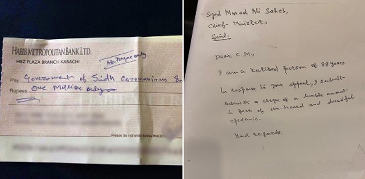 Sindh CM receives 'anonymous' donation of Rs1 million for coronavirus fund