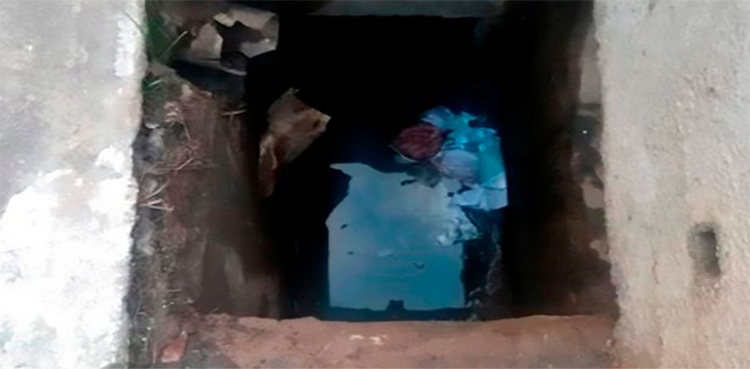 WATCH: Newborn girl abandoned at sewer rescued