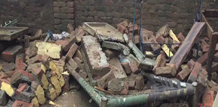 Three killed in roof-collapse incidents in Jhang