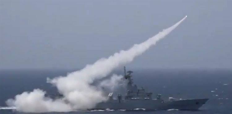Pakistan Navy successfully demonstrates anti-ship missile firing in Arabian sea