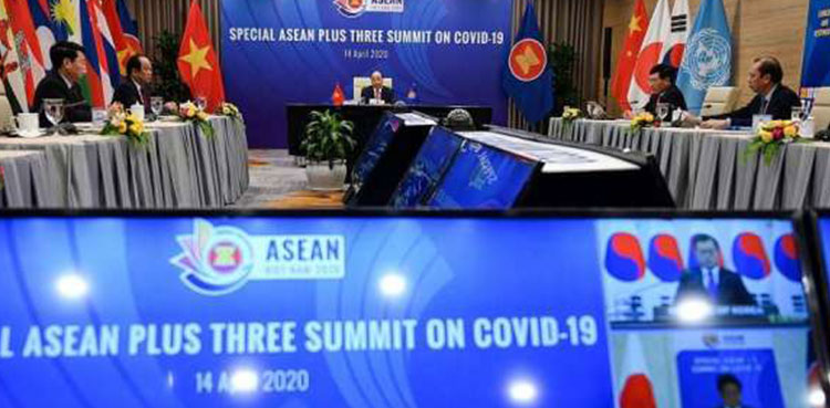 As virus bites, ASEAN leaders make vow on food and medicine supply
