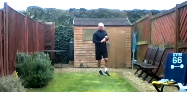 Backyard marathon: British runner brings sports, social distancing together