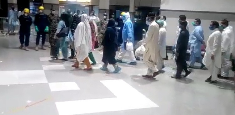 Special flight carrying 225 Pakistanis lands in Peshawar