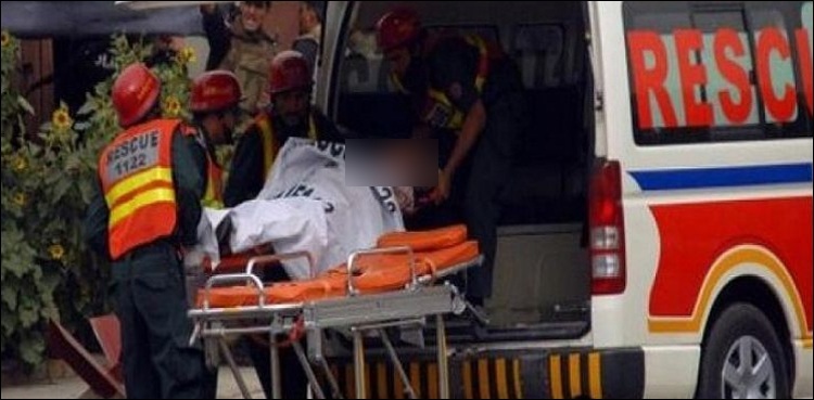 Six killed as van catches fire after accident in Faisalabad