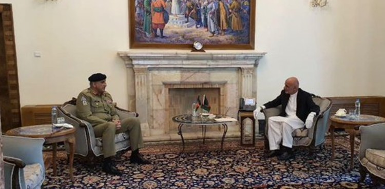 COAS Bajwa, Afghan president meet in Kabul, discuss peace process