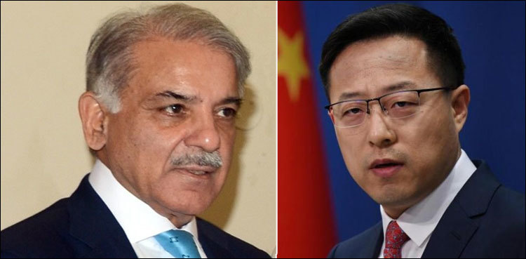 Chinese envoy telephones Shehbaz Sharif, offers treatment