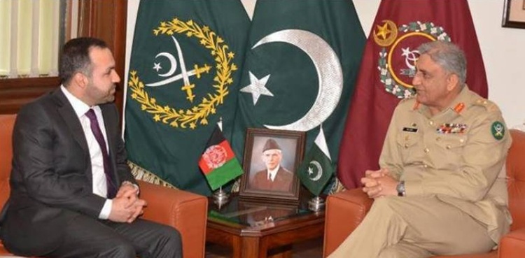 Afghan ambassador meets COAS Bajwa at GHQ: ISPR