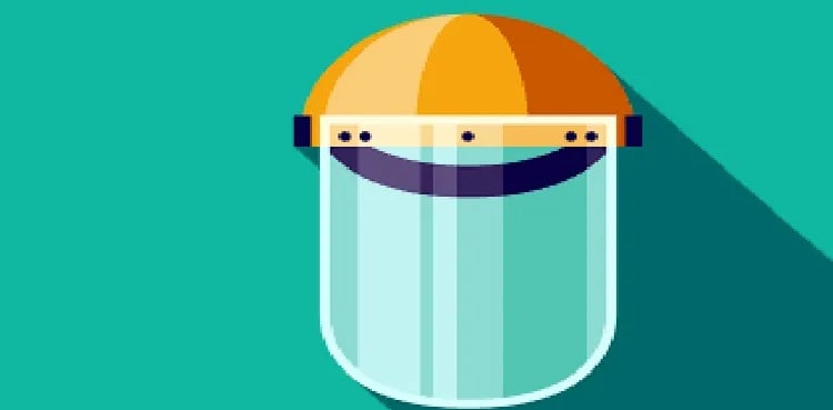 Coronavirus: Pakistan makes face shield for school children