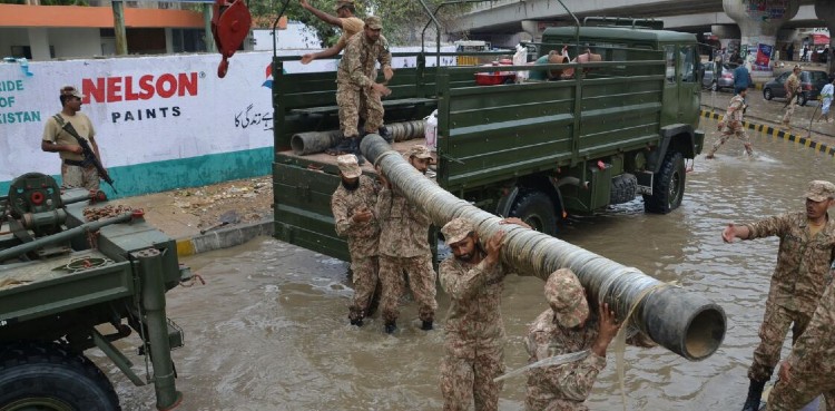 Army teams continue, relief and rescue operations in Jhal Magsi, Dadu