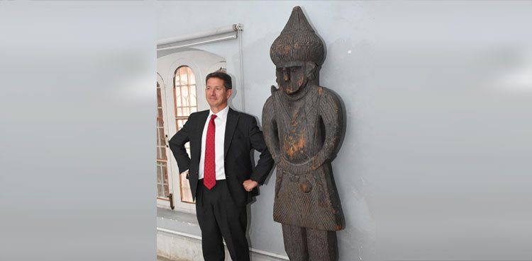 British HC Christian Turner visits Peshawar museum