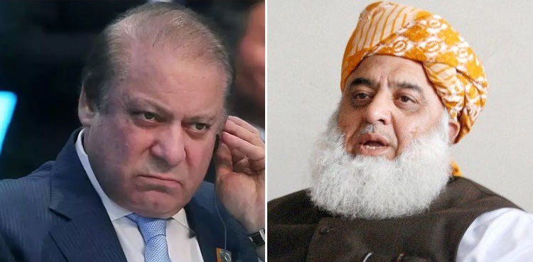 JUI-F chief Maulana Fazlur Rehman contacts Nawaz Sharif