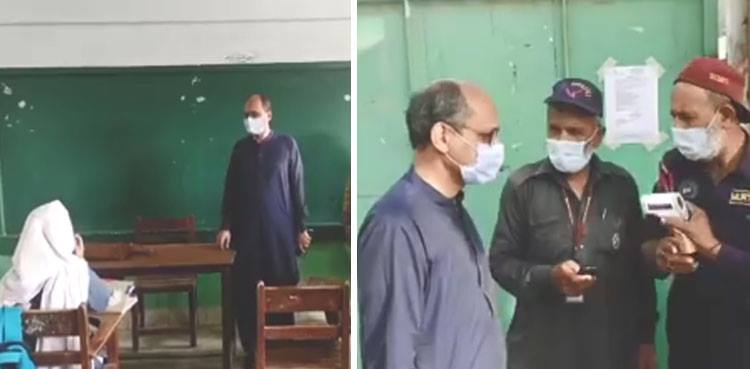 Saeed Ghani visits various schools in Korangi to review situation