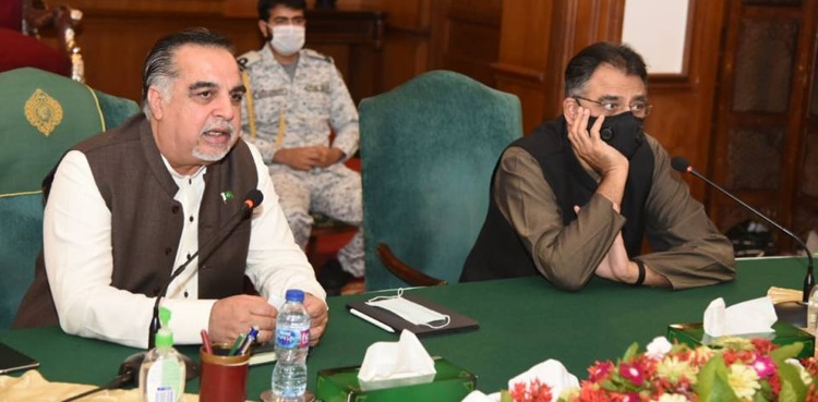 MQM-P delegation meets Sindh governor, Asad Umar