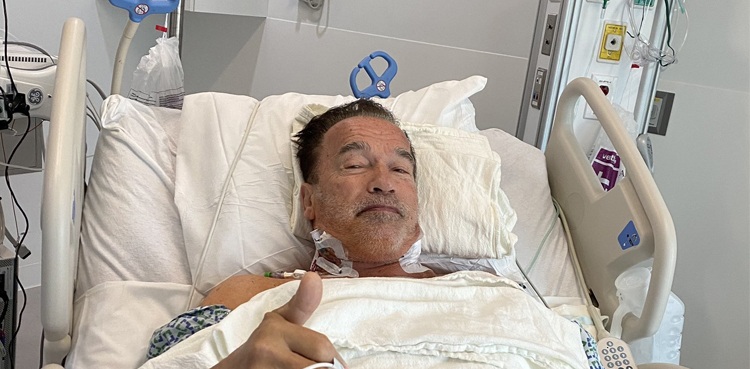 Arnold Schwarzenegger speaks up after heart surgery