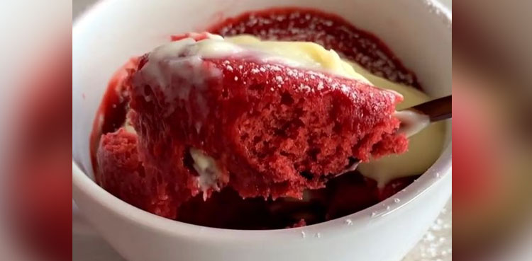Have your cake and eat it: Self-taught baker's recipe for red velvet mug cake