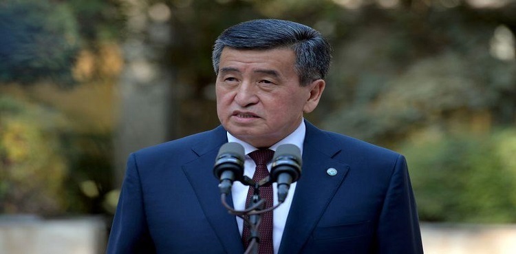 Kyrgyz president quits; prime minister, newly sprung from jail, takes over