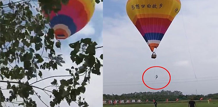VIDEO: Hot air balloon worker falls to death on his first job day