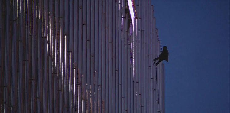 Man who hung off Trump Tower for 13 hours 'found'