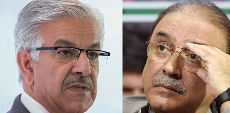 Khawaja Asif's statement an attempt to divide opposition: Zardari