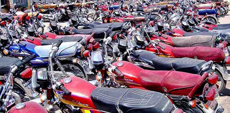 Record increase in motorcycle theft incidents in Karachi