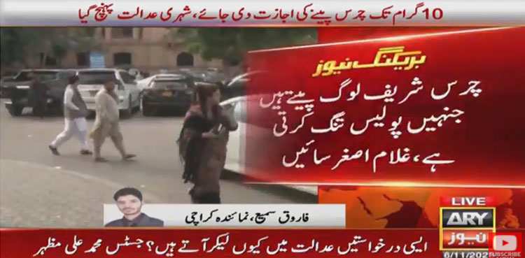 'Decent people smoke hashish': Citizen moves SHC for permission to use drug